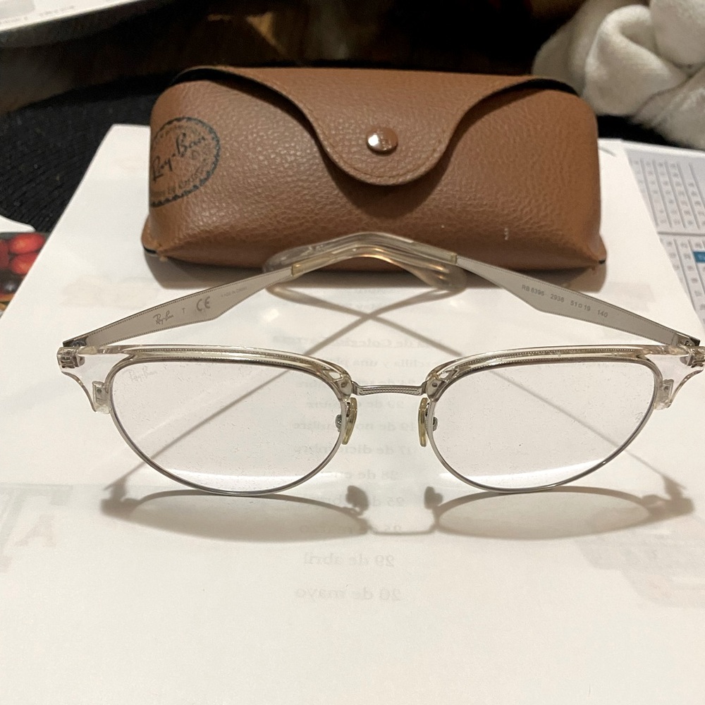 Clear prescription Rayban glasses